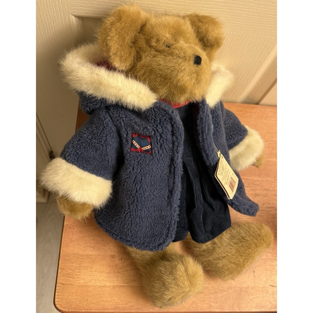Boyds Bear 904021 Plushed Stuffed 14" Karina Burrbruin with Blue Coat and Hood - Picture 2 of 7